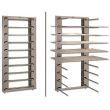 Raft de perete pliabil, din inox