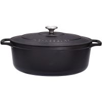 Cratita Chasseur ovala cu capac negru