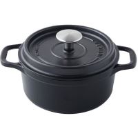 Cratita Invicta rotunda cu capac negru
