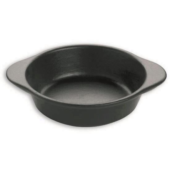 Farfurie Chasseur rotunda, negru