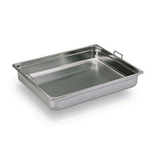 Tava Matfer-Bourgeat Gastronorm Inox cu manere retractabile GN 2/1 