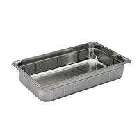 Tava Matfer-Bourgeat Gastronorm Inox cu baza si margini perforata cu manere GN 1/2