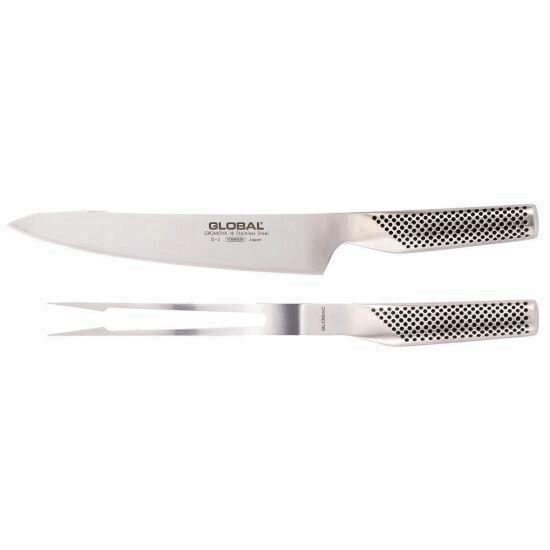 Global Seria G Set Cutit plus Furculita G313 Inox