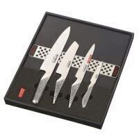Global Seria G Set 4 Cutite plus bara Bucatarie Inox