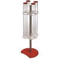 Suport rotativ pentru cornete inghetata 4 tuburi inaltime 76,5 cm