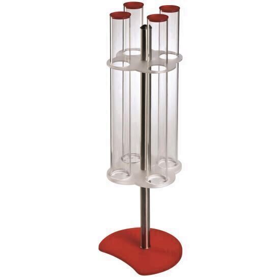 Suport rotativ pentru cornete inghetata 4 tuburi inaltime 76,5 cm