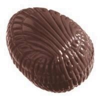Forma ciocolata policarbonat Sweets Grooved Half-Egg