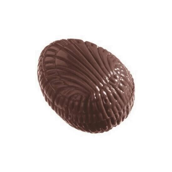 Forma ciocolata policarbonat Sweets Grooved Half-Egg