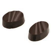 Forma ciocolata policarbonat Rib Oval Sweets
