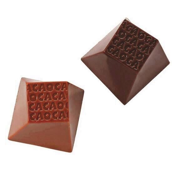 Forma ciocolata policarbonat Patrate Cacao
