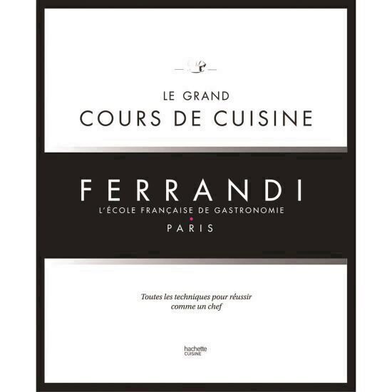 Carte Grand Cours de Cuisine, de L’Ecole Ferrandi