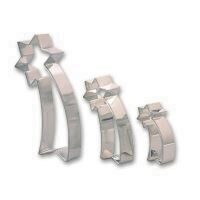 Set 3 Decupatoare Metal Stea Cu Coada 