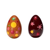 Forma ciocolata policarbonat, Egg Bulle/Splatch 90x60 mm