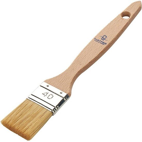 Pensula Patiserie din par natural cu maner lemn  