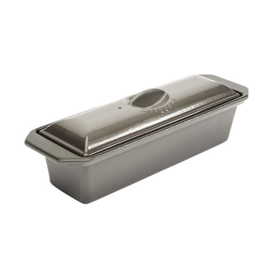 Tava Chasseur fonta Terrine cu capac, negru