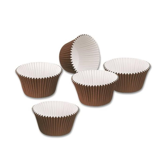 Forma copt din carton pentru muffins Ø 75 mm, Set 200 buc