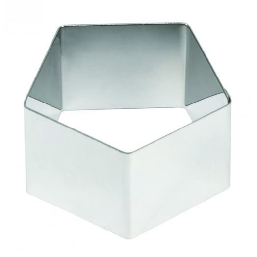 Cadru Entremets Pentagon, Set 4 buc