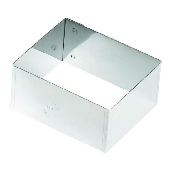 Cadru Entremets Rectangular, Set 4 buc