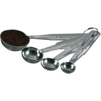 Lingura masurat, inox, 4 piese