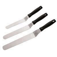 Spatula Curbata din oțel inoxidabil cu mâner ergonomic