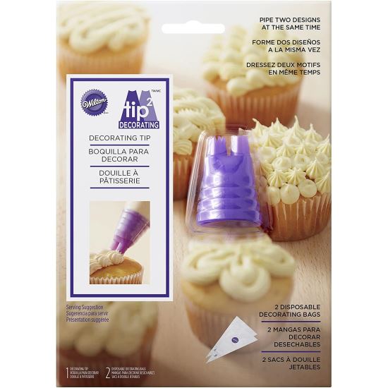 Dui Piping Tip2 Decor, Set 1 dui + 2 poche