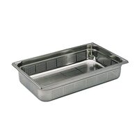 Tava Matfer-Bourgeat Gastronorm Inox cu baza si margini perforata GN 1/1  