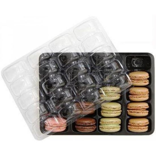 Cutie pentru 20 Macarons, set 100 buc