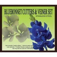 Mulaj Silicon Petal Crafts Bluebonnet + Cutter