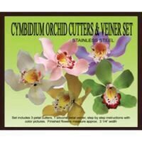 Mulaj Silicon Petal Crafts Orhidee Cymbidium + Cutter 