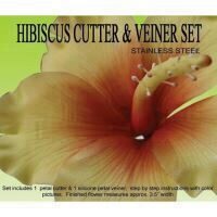 Mulaj Silicon Petal Crafts Hibiscus + Cutter