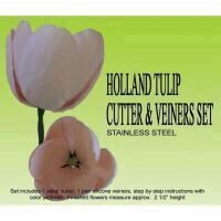 Mulaj Silicon Petal Crafts Lalea Olandeza + Cutter