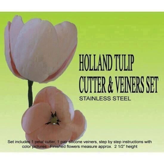 Mulaj Silicon Petal Crafts Lalea Olandeza + Cutter