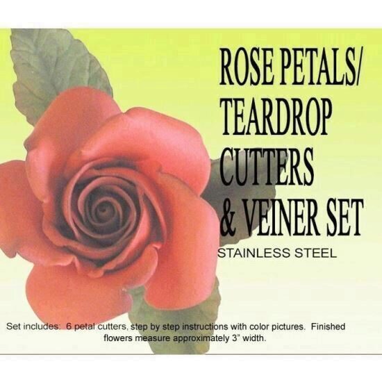 Mulaj Silicon Petal Crafts Petale Trandafiri + Cutter