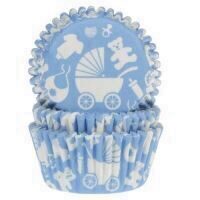 Hartie Briose House Of Marie, Baby Blue, Set 50 Buc