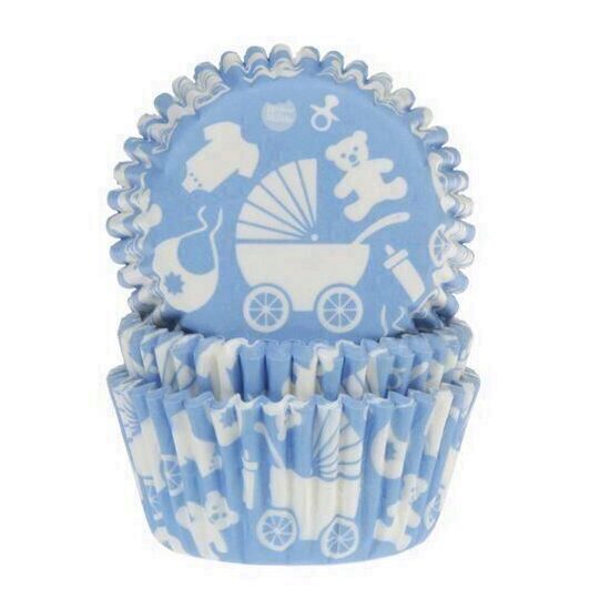 Hartie Briose House Of Marie, Baby Blue, Set 50 Buc
