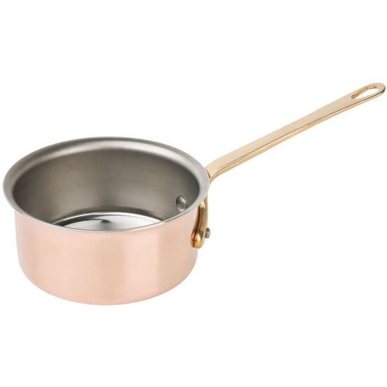Caserola Matfer Elegance Cupru rotunda cu coada Ø 9 cm