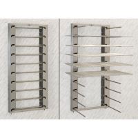 Raft de perete pliabil, din inox