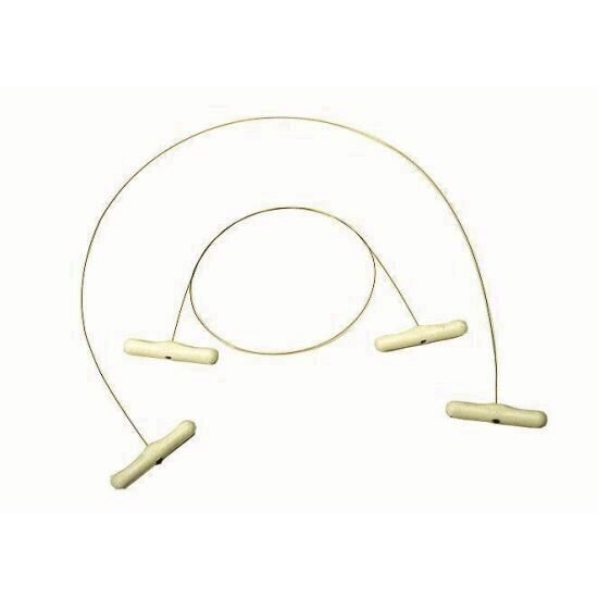 Set 10 fire din otel inoxidabil pentru branza si foie gras cu manere 1 m